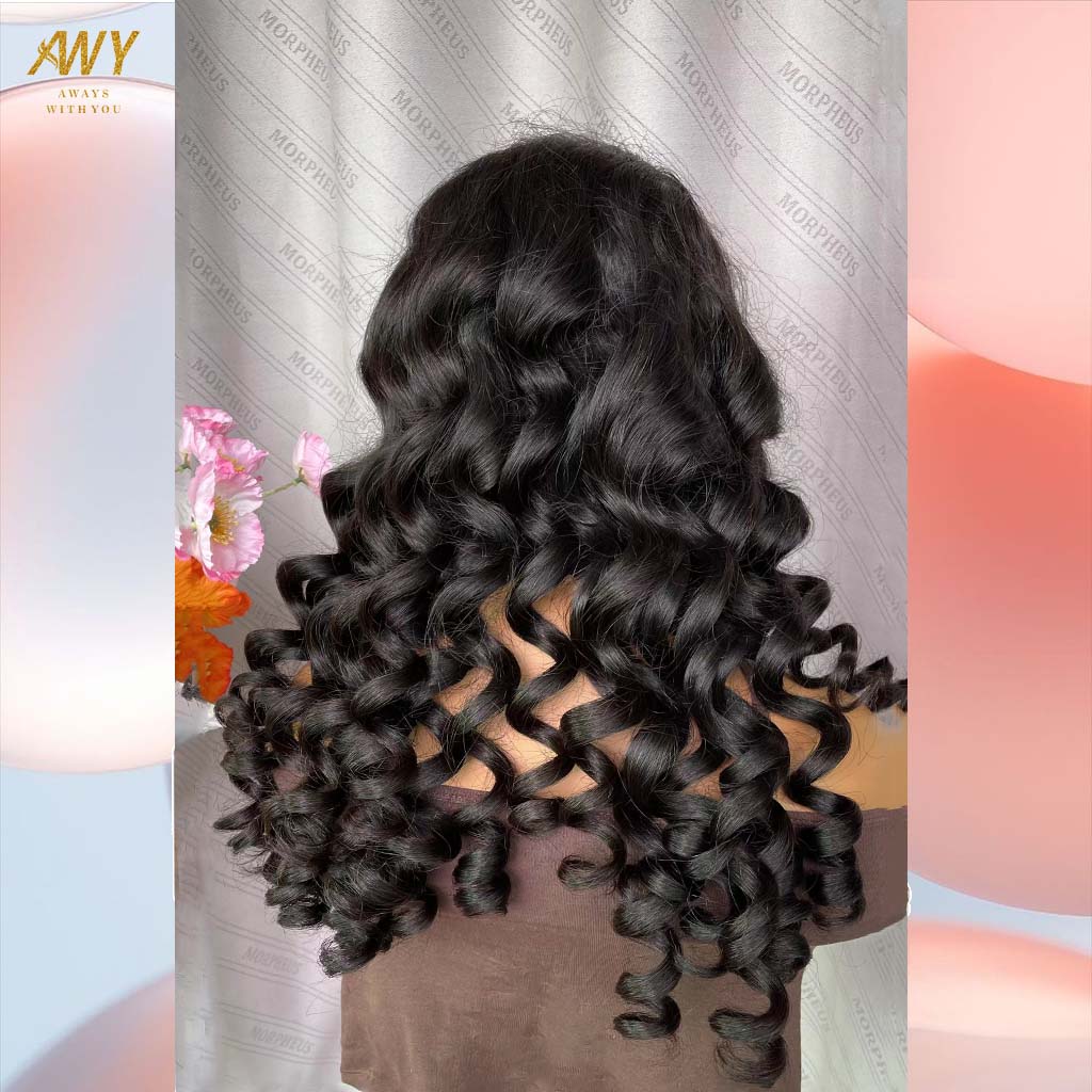 Cambodian Hair  6x6 Closure loose Wave 200% Density Wig