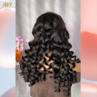 Cambodian Hair  6x6 Closure loose Wave 200% Density Wig