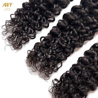 Raw Hair Double Drawn Water Wave Bundles