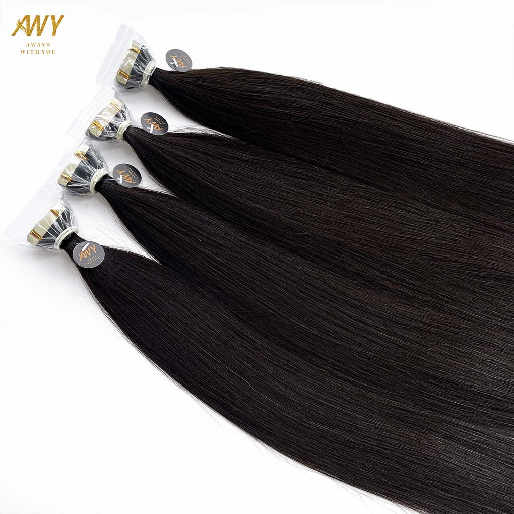 Raw  Hair Straight Tape Ins Extensions
