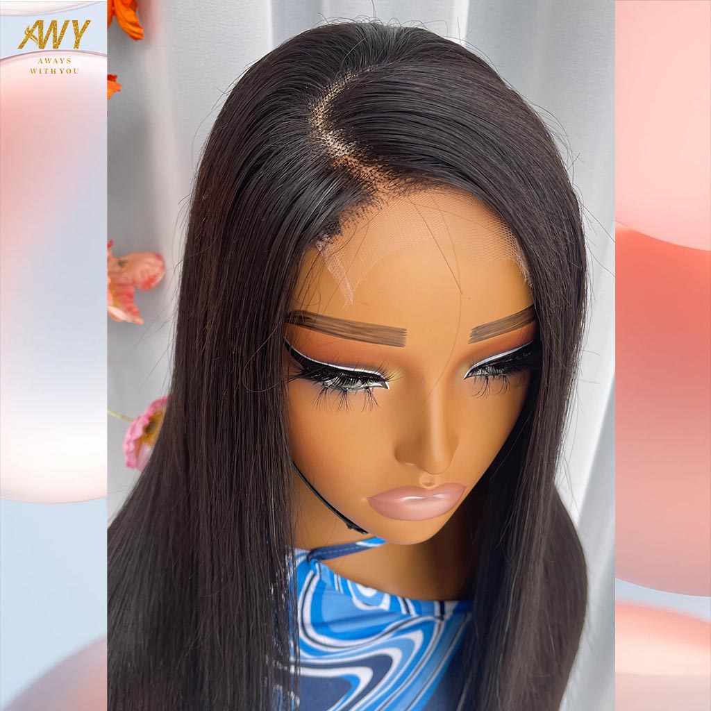 Cambodian Hair 4x4 Closure  Straight   200% Density Wig