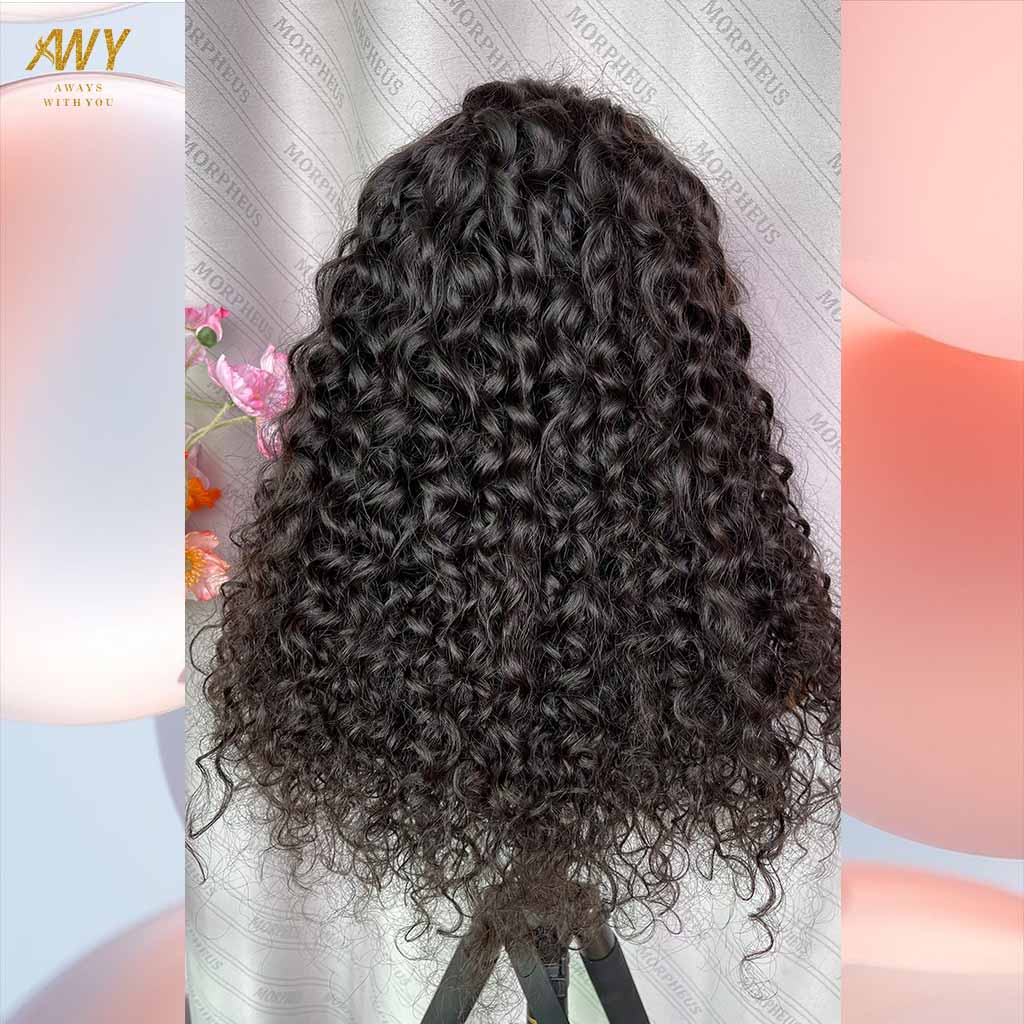 Cambodian Hair  13x6 Frontal Water Wave 200% Density Wig