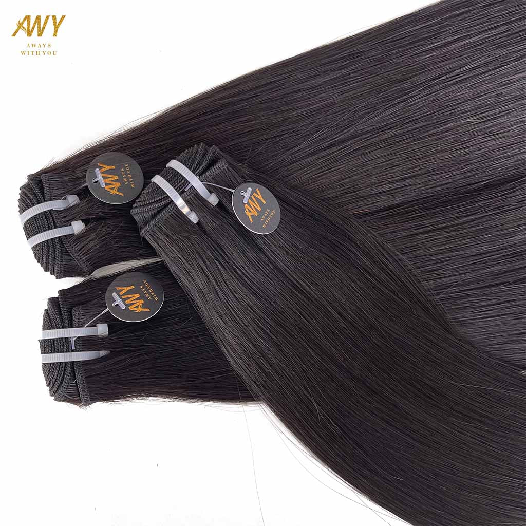 Virgin Super Double Drawn Straight  Bundles