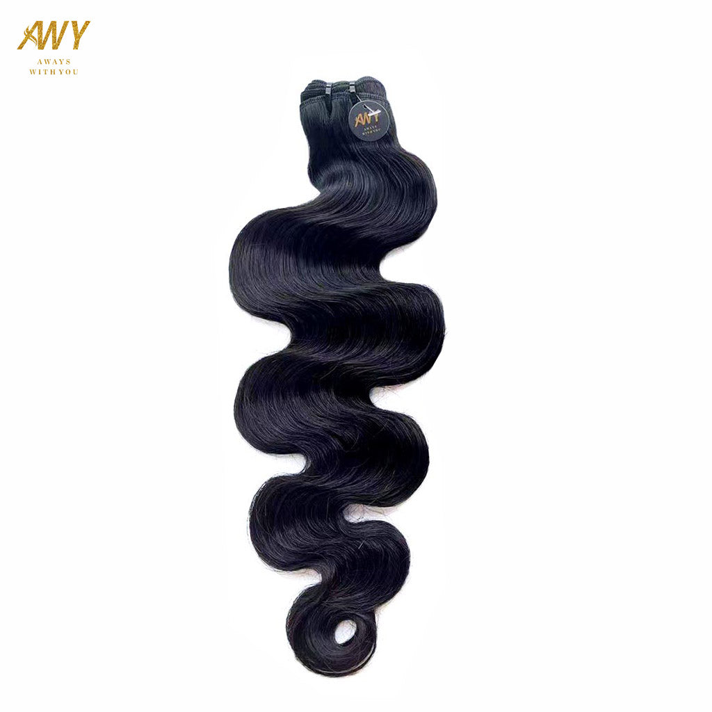 Raw Hair Double Drawn  Body Wave Bundles