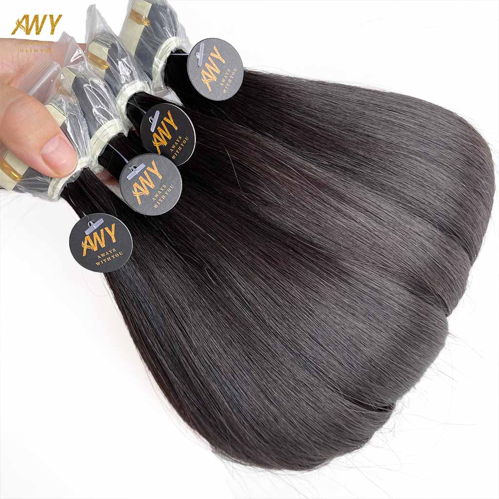 Raw  Hair Straight Tape Ins Extensions