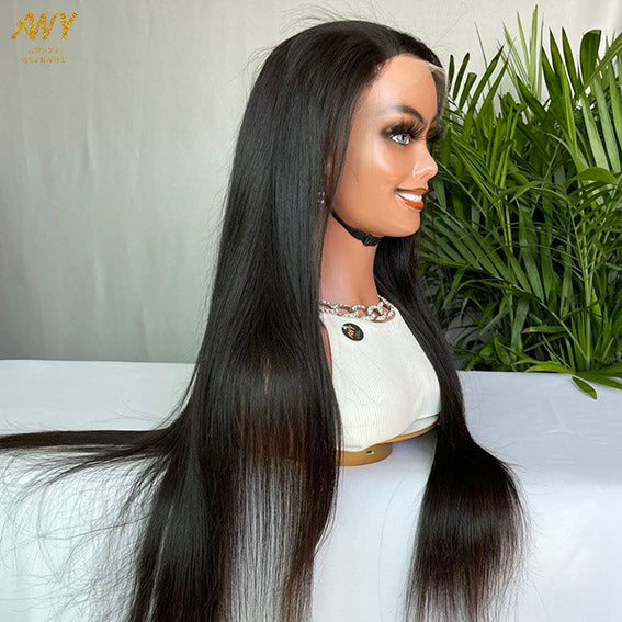 Cambodian Hair 13x4 frontal  Straight  200%Density Wig