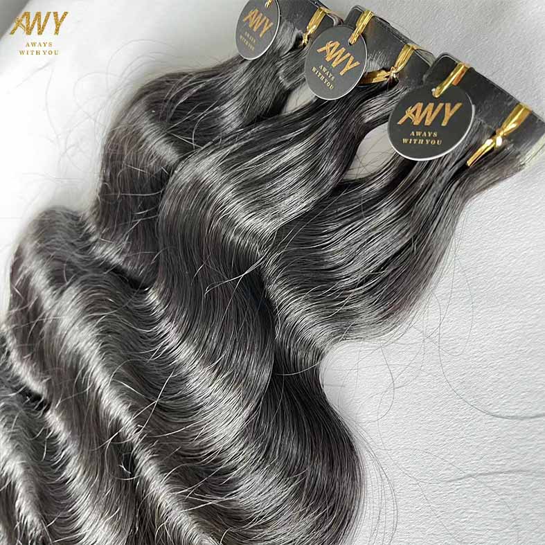 Cambodian Hair Body Wave Tape Ins